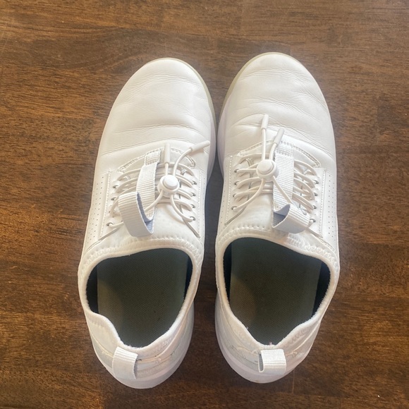 clove Shoes Cloves Nursing Shoes All White Leather Perfect For